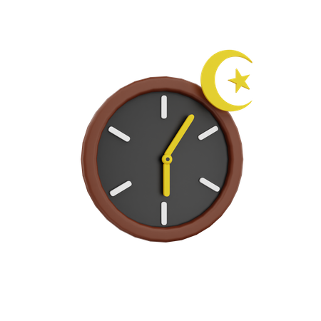 Waktu Buka Puasa  3D Icon