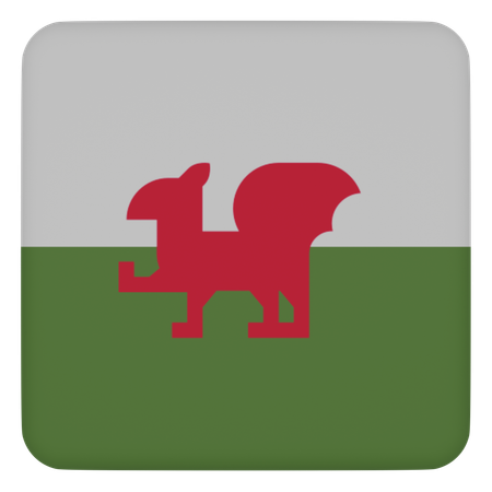 Wales  3D Icon