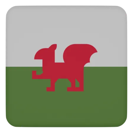 Wales  3D Icon