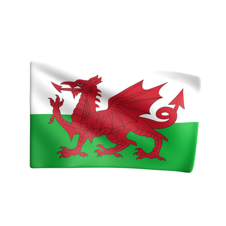 Wales  3D Icon