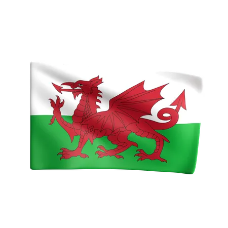 Wales  3D Icon