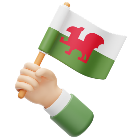 Wales Flag  3D Icon