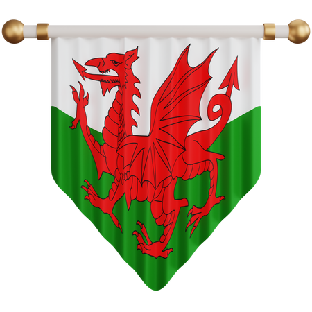 Wales Flag  3D Icon