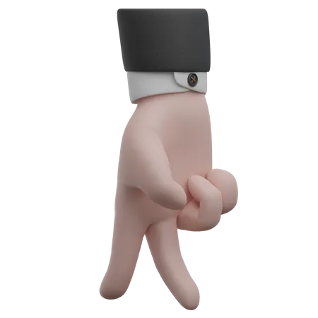 Walk Hand Hand Gestures  3D Icon