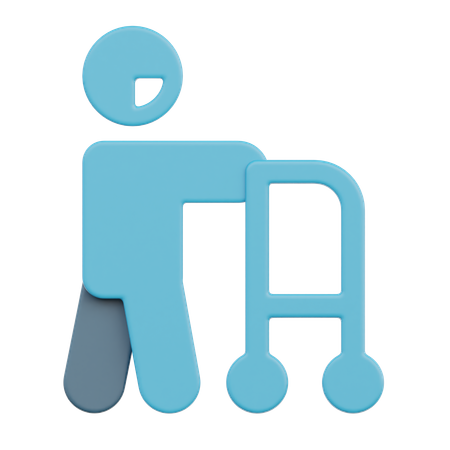 Walker  3D Icon