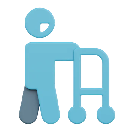 Walker  3D Icon