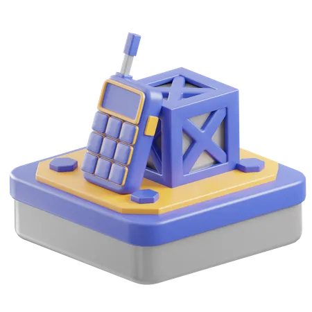 トランシーバー  3D Icon