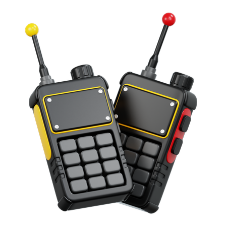 Walkie-Talkies  3D Icon