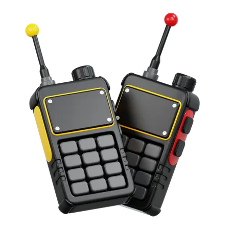 Walkie-Talkies  3D Icon