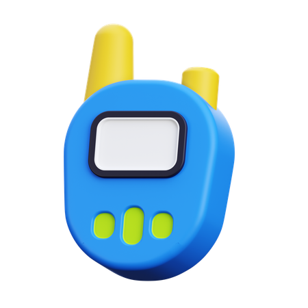 Walkie-Talkies  3D Icon
