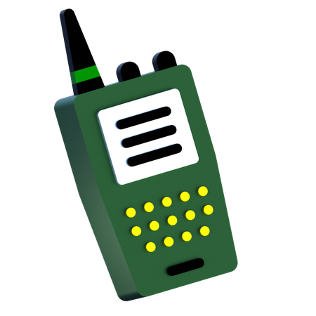 Walkie-Talkies  3D Icon