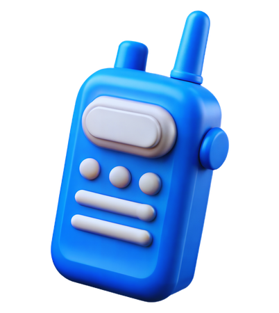 Walkie-Talkie  3D Icon