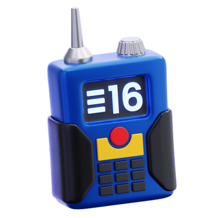Walkie Talkie  3D Icon