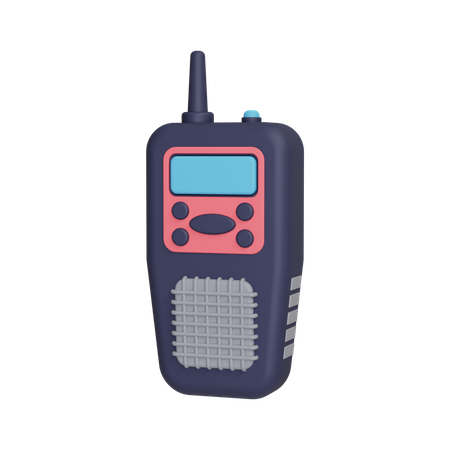 Walkie Talkie  3D Illustration