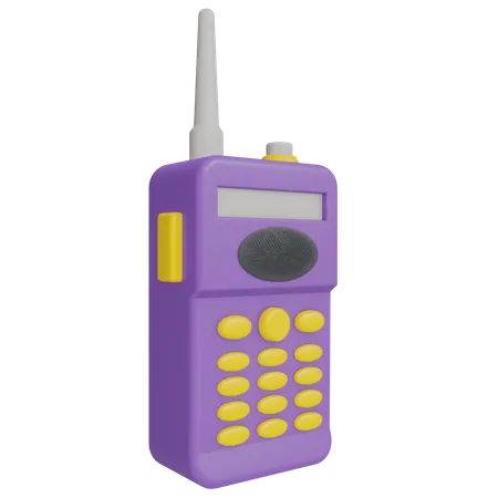 Walkie Talkie 3 D Icon Communication And Technology HD Quality 3 000 Px 3D Icon
