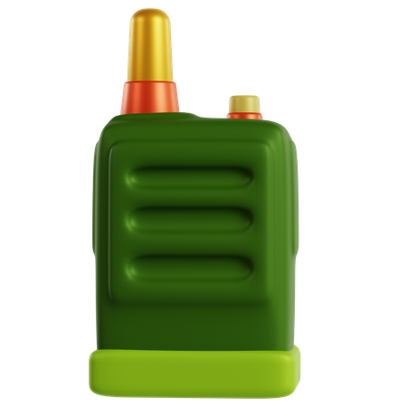 Walkie-Talkie de comunicación militar  3D Icon