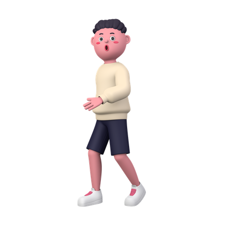Walking  3D Icon