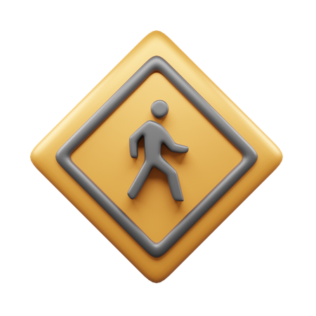 Walking Board  3D Icon