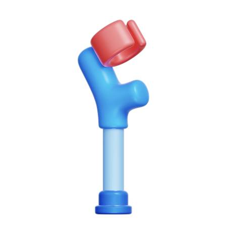 Walking Crutch  3D Icon