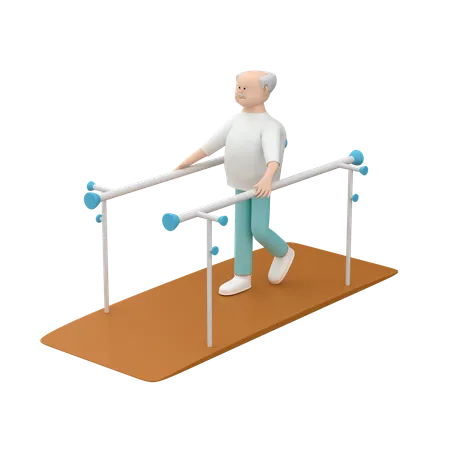 ウォーキング運動  3D Icon