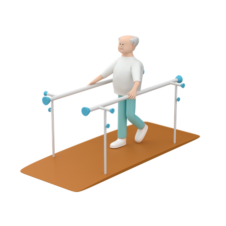 Walking Exercise  3D Icon
