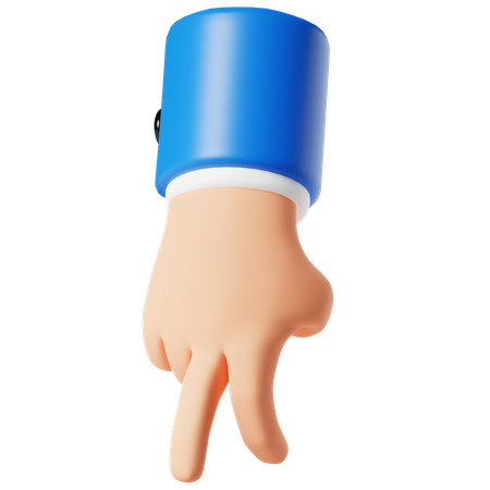 Walking Finger  3D Icon
