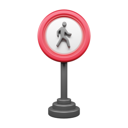 Walking Road  3D Icon