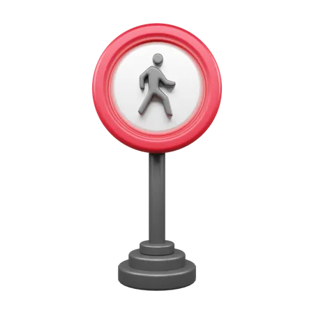 Walking Road  3D Icon