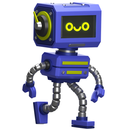 Walking Robot  3D Icon