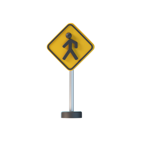 Walking Sign  3D Icon