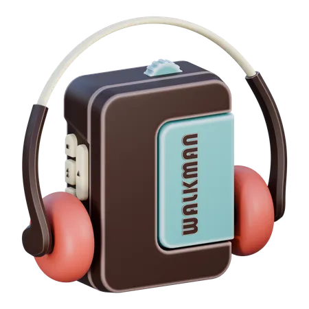Walkman  3D Icon