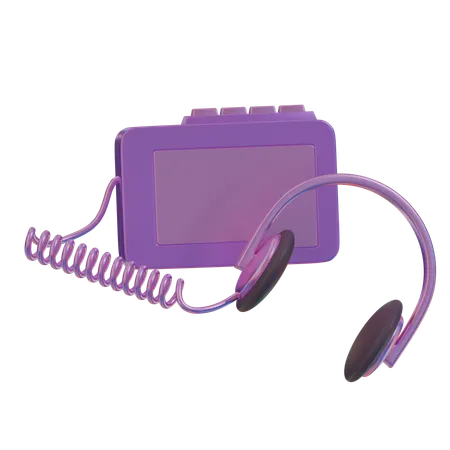 Walkman  3D Icon