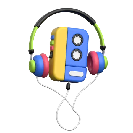 Walkman  3D Icon