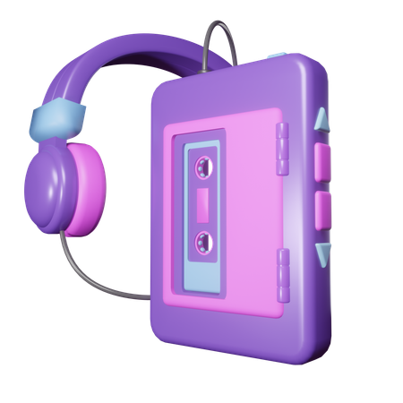 Walkman  3D Icon