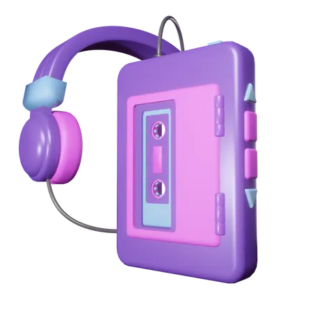 Walkman  3D Icon
