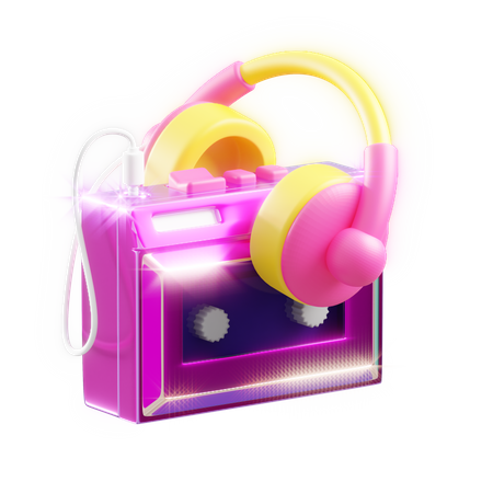 Walkman  3D Icon
