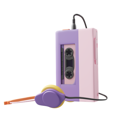Walkman  3D Icon