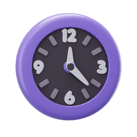 Wall Clock  3D Icon