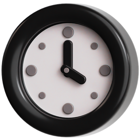 Wall Clock  3D Icon