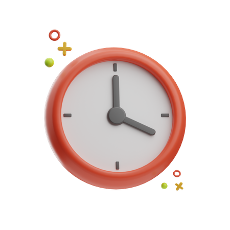 Wall Clock  3D Icon