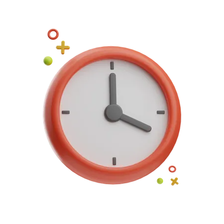 Wall Clock  3D Icon