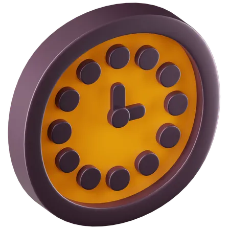 Wall Clock  3D Icon