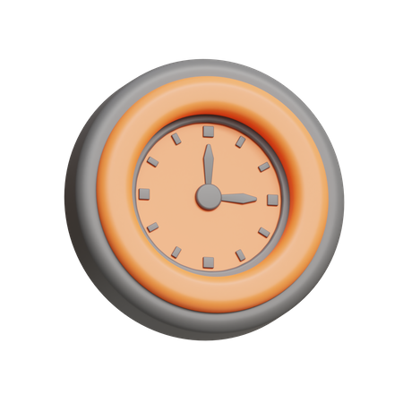 Wall Clock  3D Icon