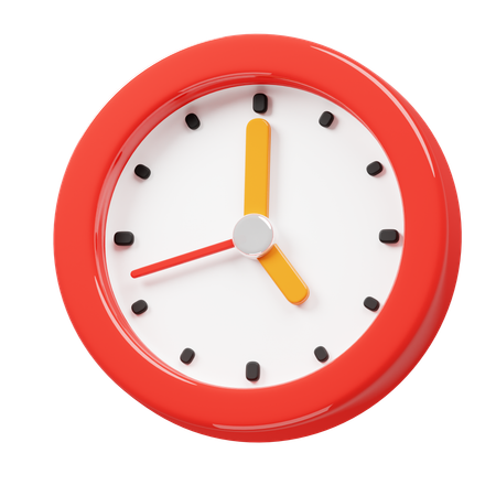 Wall Clock  3D Icon