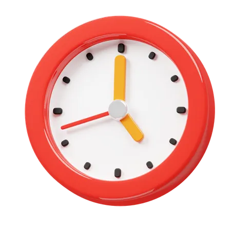 Wall Clock  3D Icon