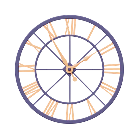 Wall Clock  3D Icon