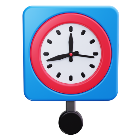 Wall Clock  3D Icon