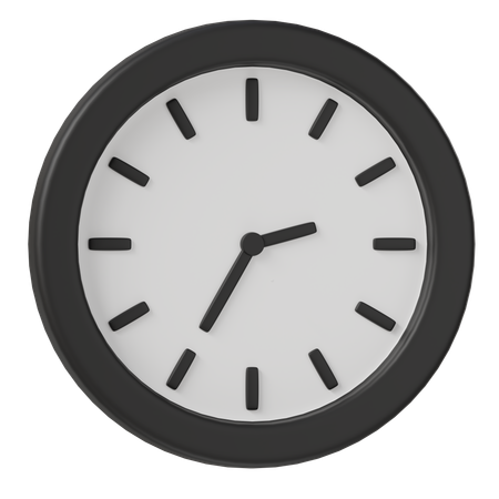 Wall Clock  3D Icon