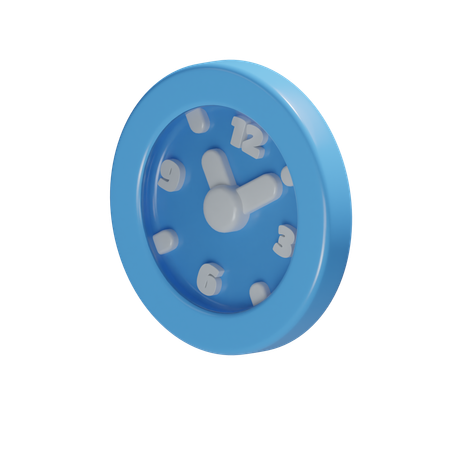Wall Clock  3D Icon
