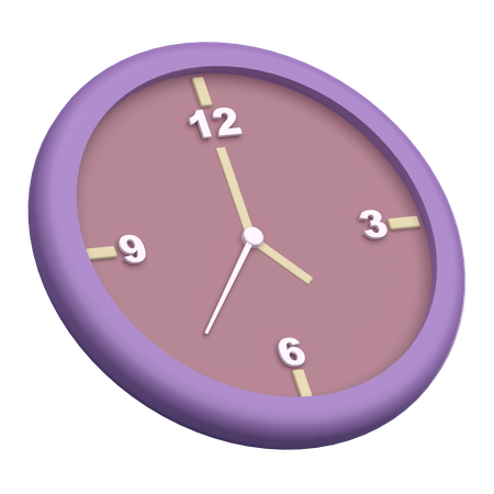 Wall Clock  3D Icon